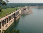 Wolf Creek Dam in Russell County, KY